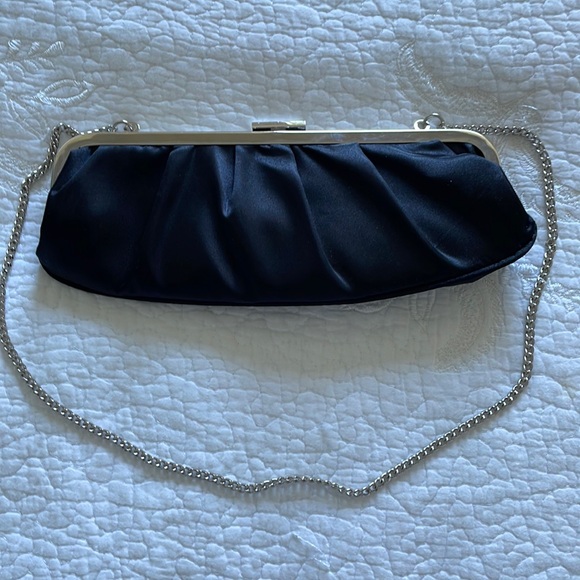 Aldo Satin Clutch with Chain - Picture 1 of 6